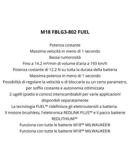 Kit 18V Soffiatore + Decespugliatore + Due Batterie FORGE 8 Ah e Caricabatterie Simultaneo Rapido | Milwaukee M18FPP2OPL12-802