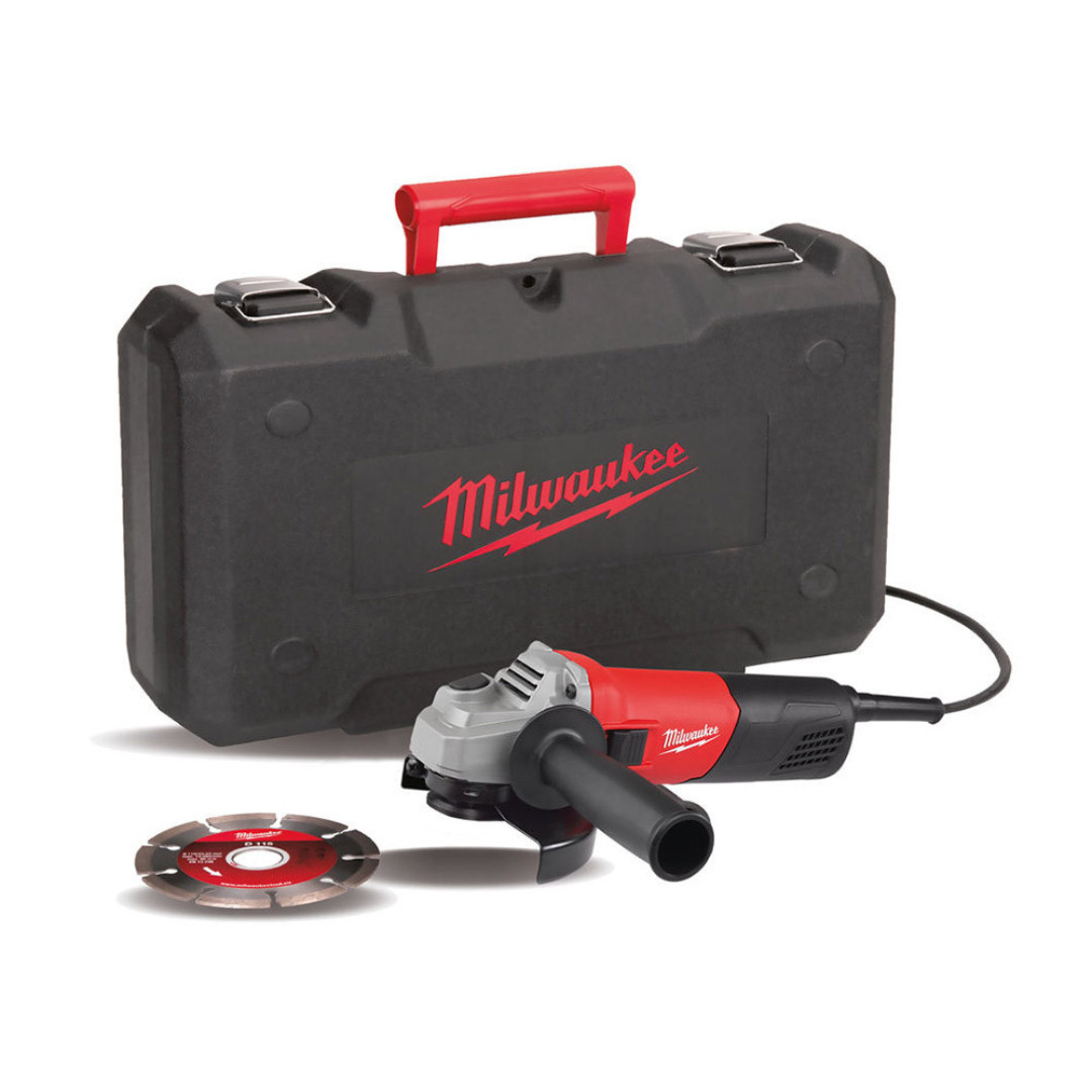 Smerigliatrice Angolare 800W 115 mm | Milwaukee AG 800 -115E D-Set