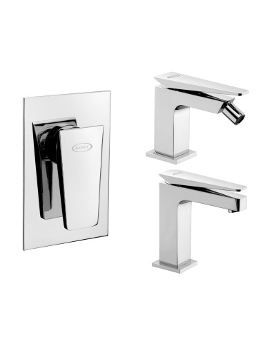 Set Miscelatore Lavabo - Bidet - Incasso Doccia | Jacuzzi Rubinetteria Beam