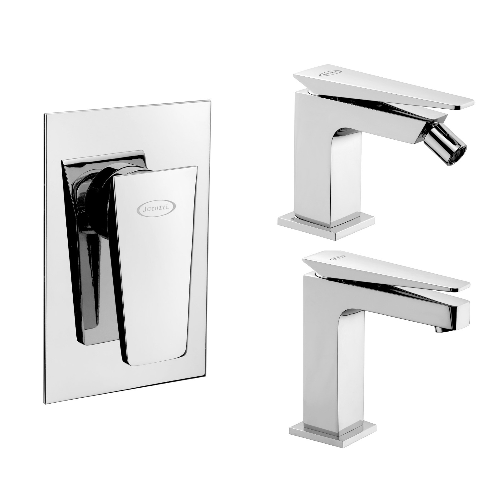 Set Miscelatore Lavabo - Bidet - Incasso Doccia | Jacuzzi Rubinetteria Beam