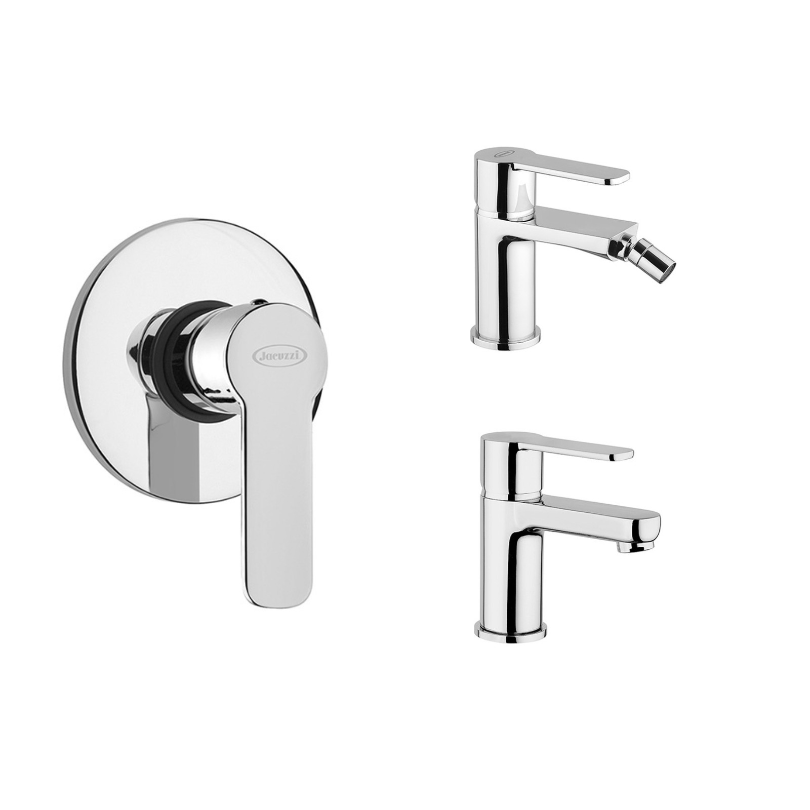 Set Miscelatore Lavabo - Bidet - Incasso Doccia | Jacuzzi Rubinetteria Eolo