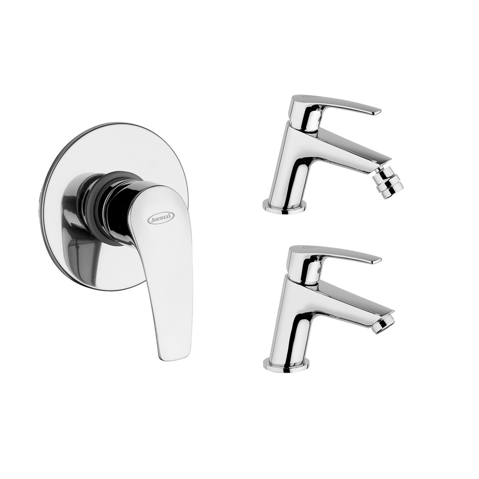 Set Miscelatore Lavabo - Bidet - Incasso Doccia | Jacuzzi Rubinetteria Lucente