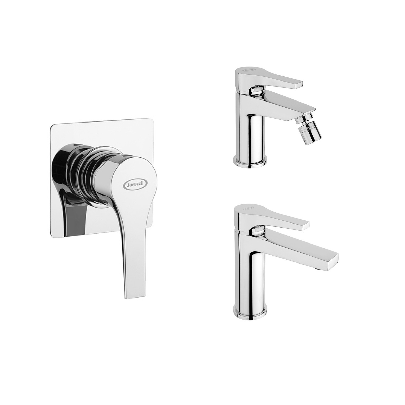 Set Miscelatore Lavabo - Bidet - Incasso Doccia | Jacuzzi Rubinetteria Moonlight