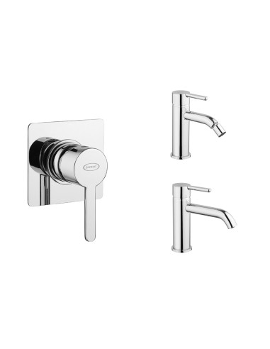 Set Miscelatore Lavabo - Bidet - Incasso Doccia | Jacuzzi Rubinetteria Sunset