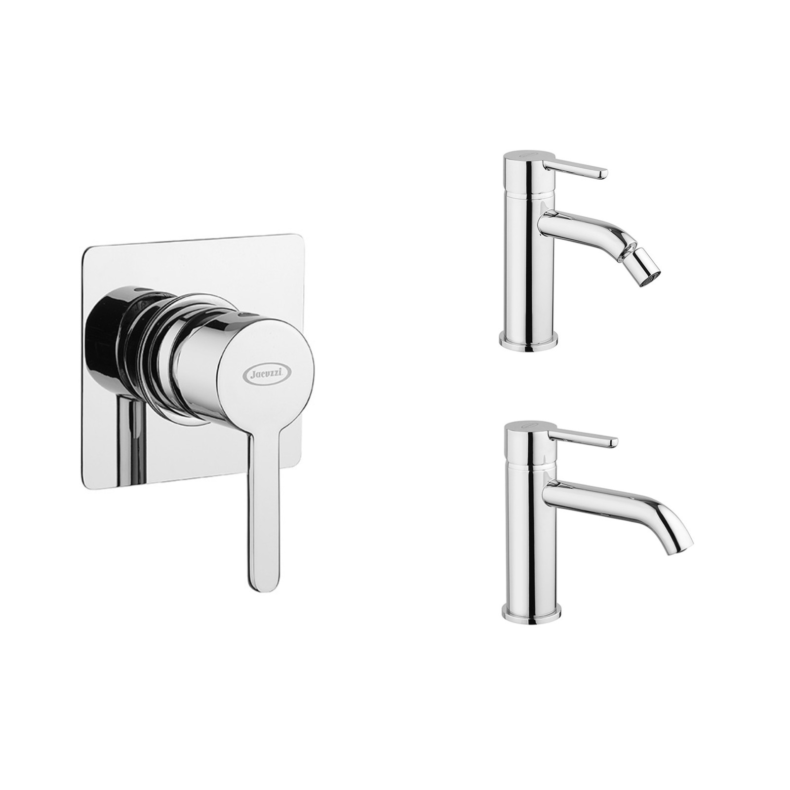 Set Miscelatore Lavabo - Bidet - Incasso Doccia | Jacuzzi Rubinetteria Sunset