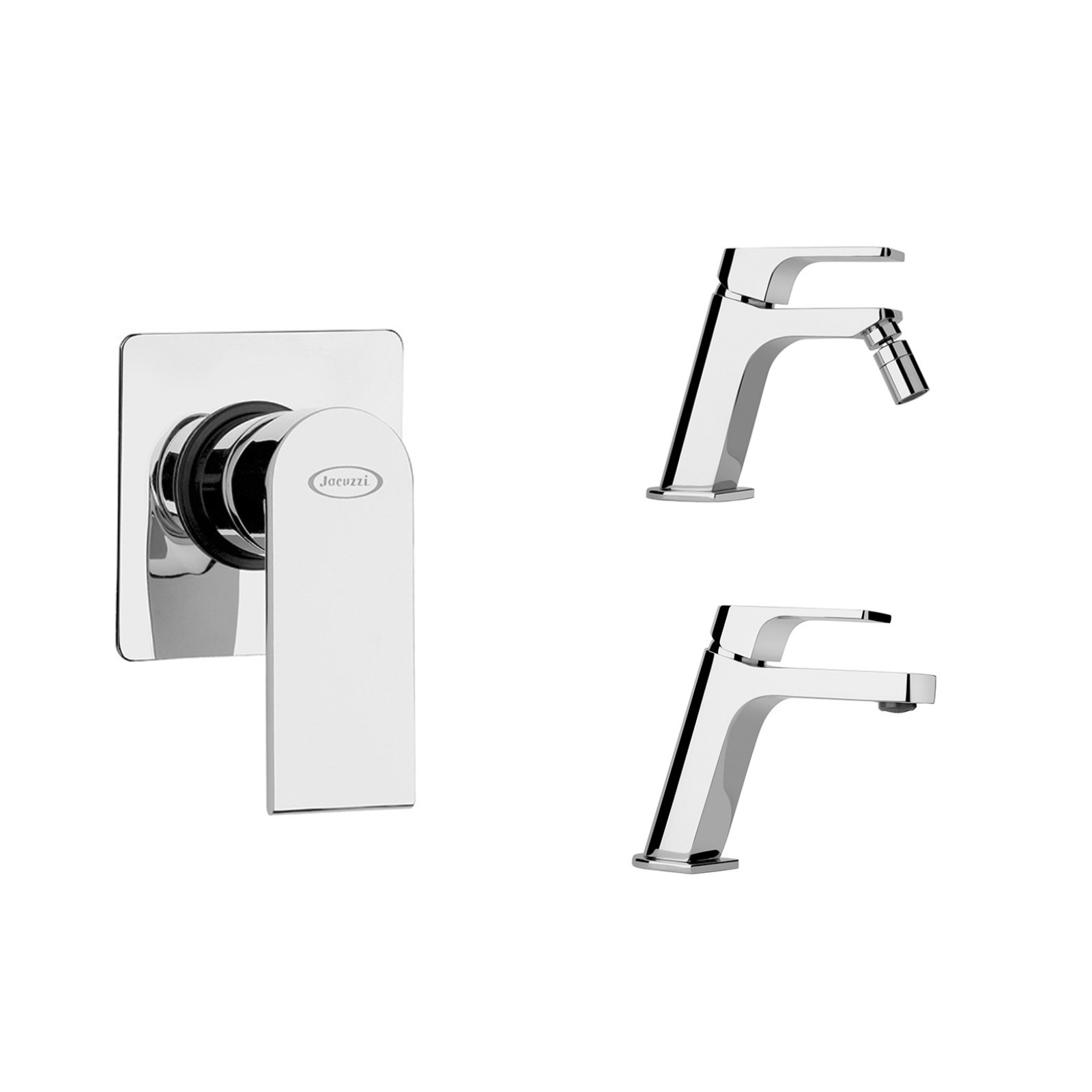 Set Miscelatore Lavabo - Bidet - Incasso Doccia | Jacuzzi Rubinetteria Twilight