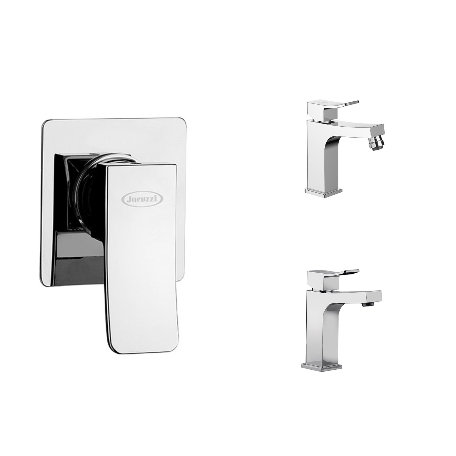 Set Miscelatore Lavabo - Bidet - Incasso Doccia | Jacuzzi Rubinetteria Tank