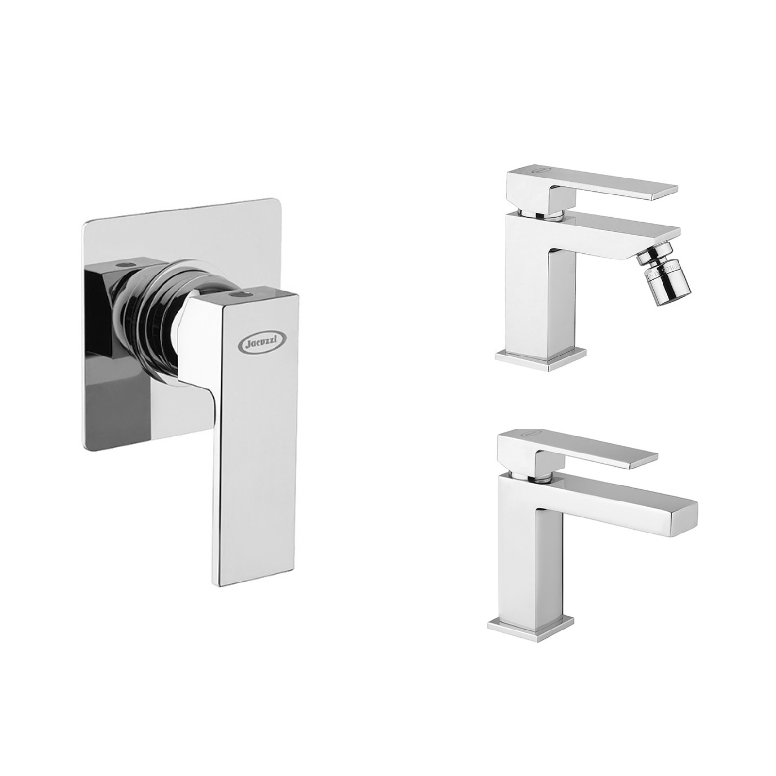 Set Miscelatore Lavabo - Bidet - Incasso Doccia | Jacuzzi Rubinetteria Twinkle