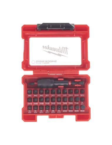Set 32 Pezzi – Inserti per Avvitatore ad Impulsi | Milwaukee Shockwave Milwaukee Utensili