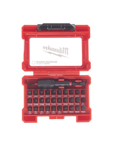 Set 32 Pezzi – Inserti per Avvitatore ad Impulsi | Milwaukee Shockwave Milwaukee Utensili