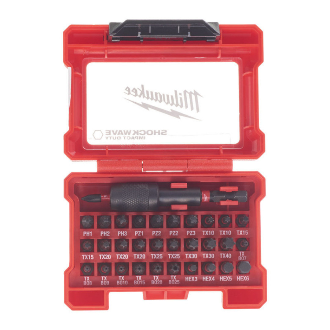 Set 32 Pezzi – Inserti per Avvitatore ad Impulsi | Milwaukee Shockwave