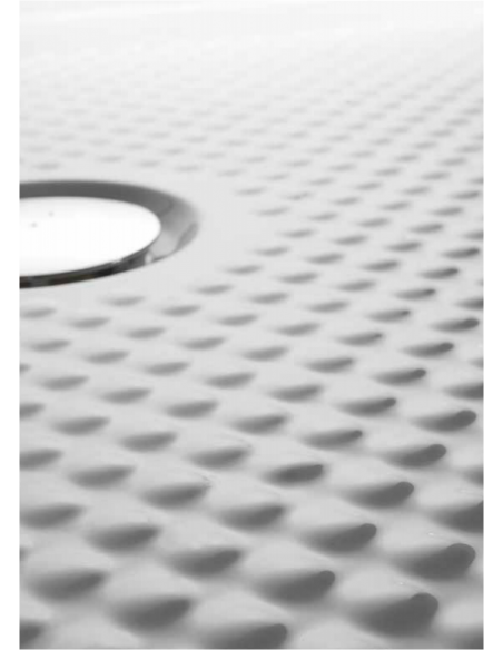 Piatto Doccia 70x100 Ceramica Antiscivolo Bianco Lucido H 6,5 cm | Globo Docciaviva Piatti Doccia Rettangolari