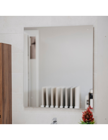 Specchio da Bagno Retroilluminato Led Touch Reversibile 120x70 cm  | PG M032