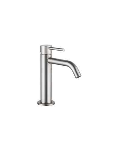 Miscelatore Lavabo Nikel Spazzolato con Scarico Click Clack Incluso | Orta