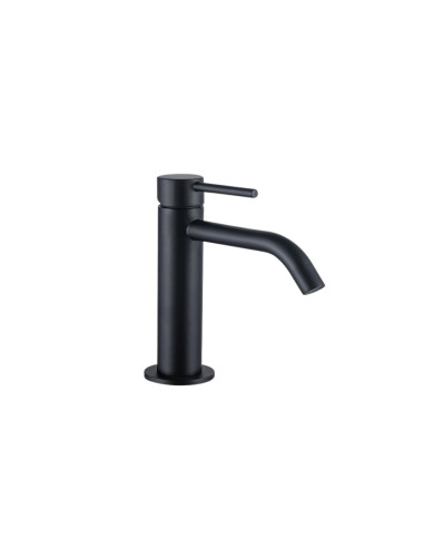 Miscelatore Lavabo Nero Opaco con Scarico Click Clack Incluso | Orta