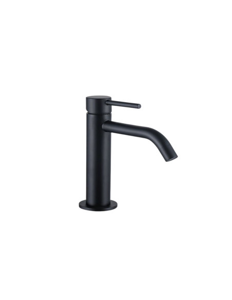 Miscelatore Lavabo Nero Opaco con Scarico Click Clack Incluso | Orta