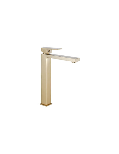 Miscelatore Lavabo Alto Oro Spazzolato | Iseo