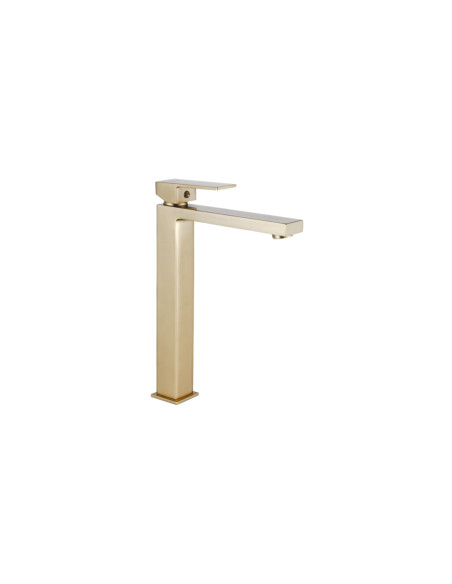 Miscelatore Lavabo Alto Oro Spazzolato | Iseo