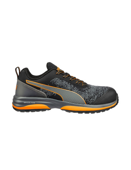 Scarpa Antinfortunistica S1P ESD Nero Arancio | Puma Safety Charge Low