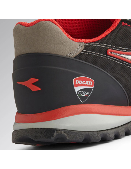 Scarpa Antinfortunistica S3S Nero/Rosso | Diadora Glove Low Ducati Monster