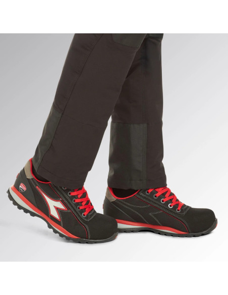 Scarpa Antinfortunistica S3S Nero/Rosso | Diadora Glove Low Ducati Monster
