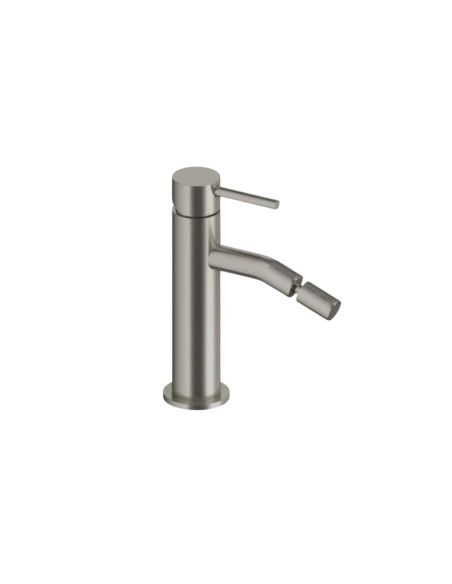 Miscelatore Bidet Nikel Spazzolato con Scarico Click Clack | Orta