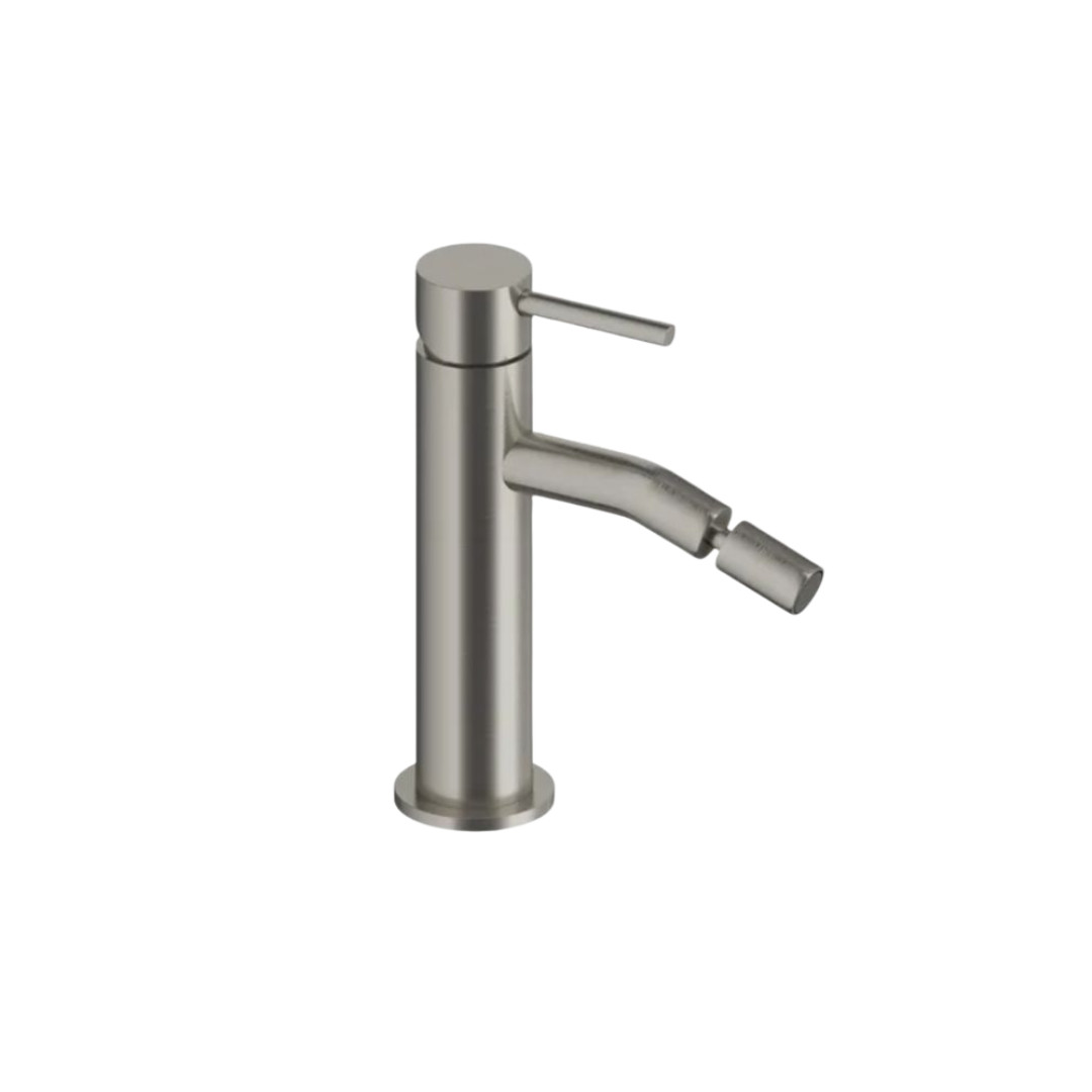 Miscelatore Bidet Nikel Spazzolato con Scarico Click Clack | Orta