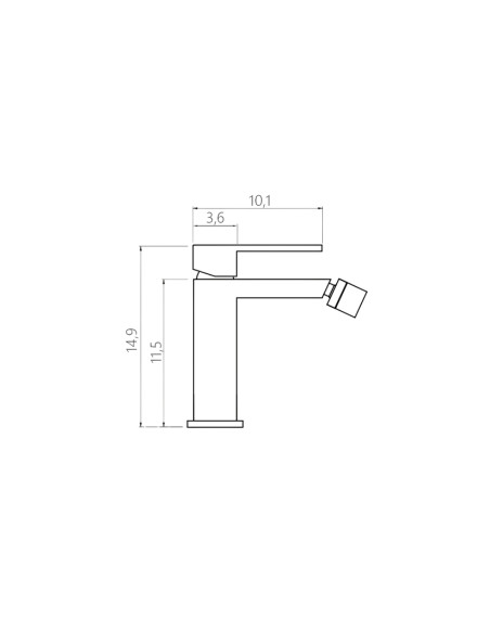 Miscelatore Bidet Oro Spazzolato con Scarico Click Clack | Iseo Rubinetteria Bidet Bagno