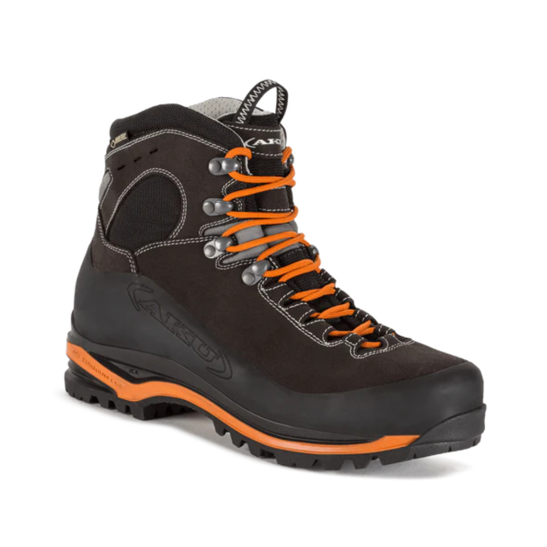 Scarponi da Trekking Impermeabili con Suola Vibram Antracite-Arancio | Aku Superalp Gtx