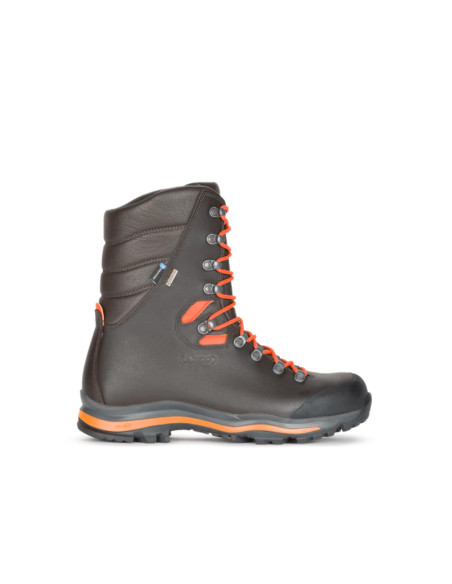 Scarponi da Caccia Impermeabili con Suola Vibram Marrone-Arancio Fluo | Aku Riserva Hi 200 Gtx