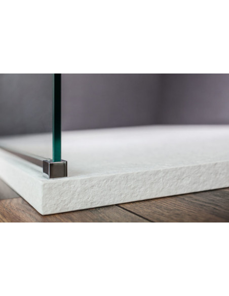 Piatto Doccia 70x90 Effetto Pietra Bianco H 3 cm | Vanita Docce Cupido Evo Piatti Doccia Rettangolari