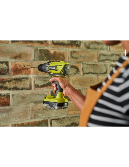 Trapano Avvitatore a Percussione 18V (1x 4.0Ah) + Set Accessori  | Ryobi R18PD3-140SA