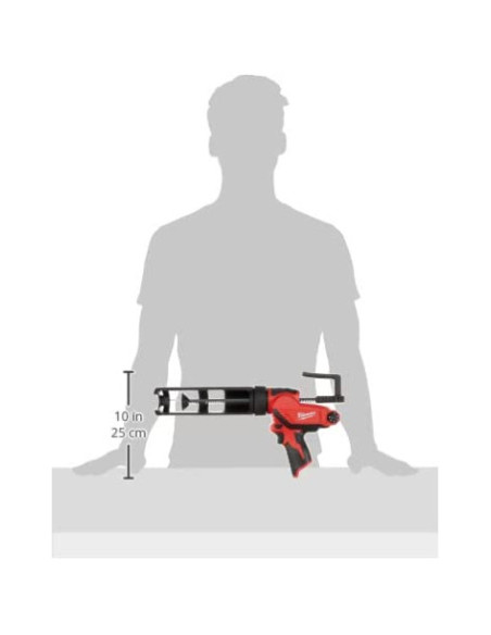 Pistola per Silicone a Batteria - Potenza 18 Nm - 310 ml | Milwaukee M12 PCG310C-0