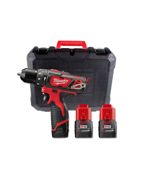 Kit 12V Trapano Avvitatore Compatto con Percussione  | Milwaukee M12 BPD-202C