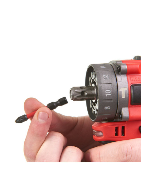 Kit 12V Trapano Avvitatore Compatto a Percussione con 3 Mandrini Intercambiabili | Milwaukee M12 FPDXKIT-202X
