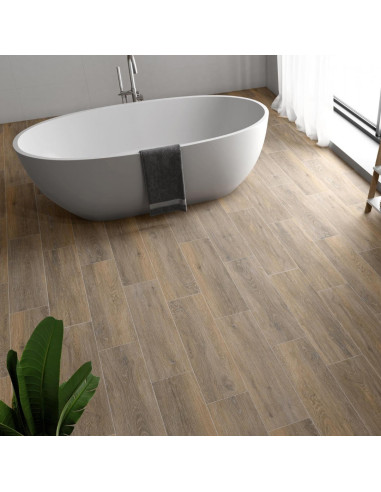 Pavimento Gres Porcellanato Effetto Legno 20x120 cm Rettificato | Pamesa Povoa Roble Pavimenti in Gres Porcellanato