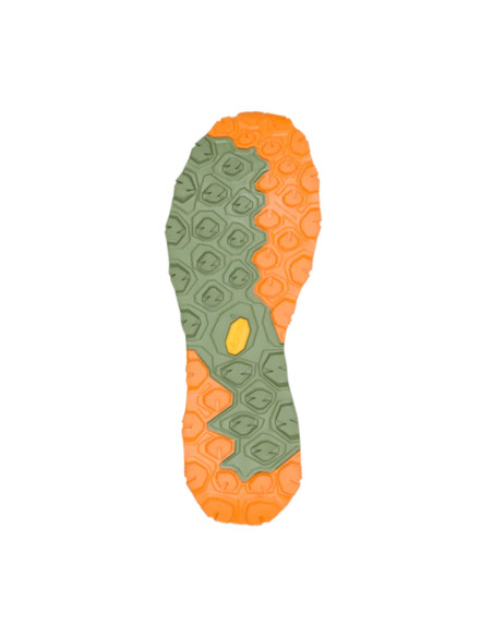 Scarponi da Trekking Impermeabili con Suola Vibram Verde Militare-Arancio | Aku Flyrock Mid