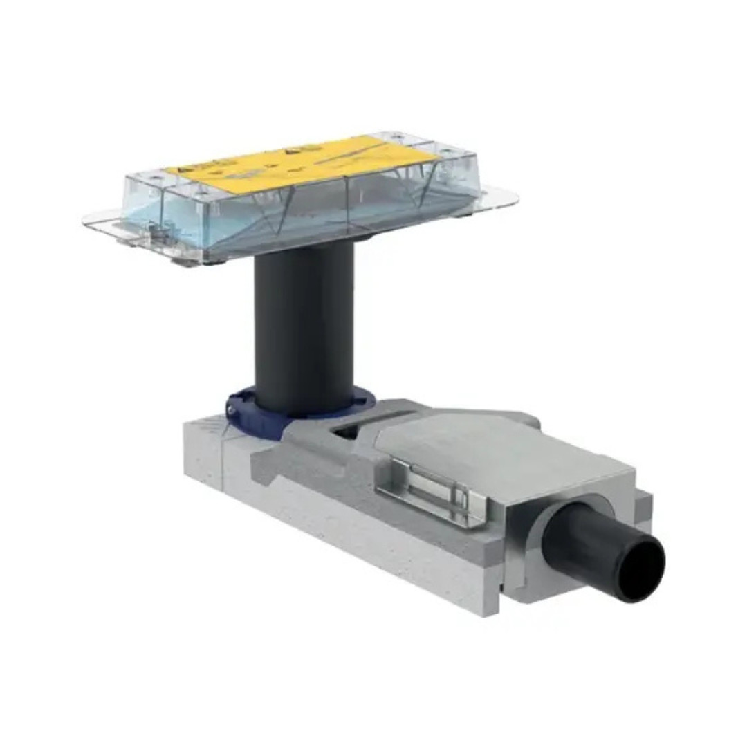 Kit di Montaggio Grezzo per Canaline Doccia Ø40 mm Regolabile 65–90 mm | Geberit CleanLine