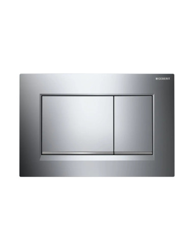 Placca di Comando Cromo Brillante/Opaco – Doppio Pulsante Elegante ed Efficiente | Geberit Sigma20