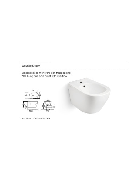 WC e Bidet Sospesi in Coppia – Set Completo con Copriwater Soft-Close Design Moderno | Nivora Coppia Sanitari