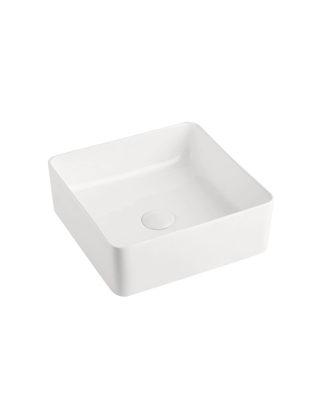 Lavabo da Appoggio 37.37 cm – Compatto da Appoggio per Bagno Moderno | Sorrento