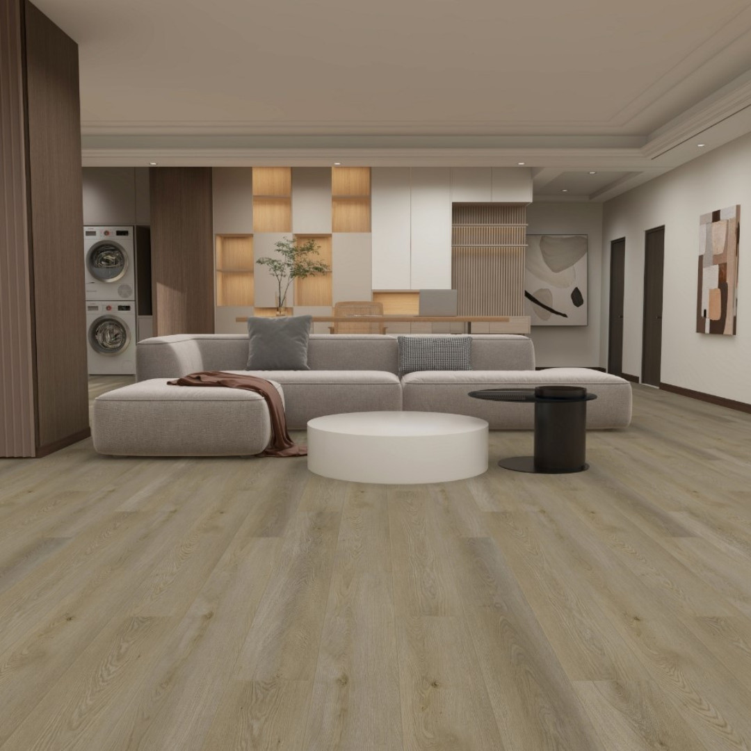 Pavimento SPC 55 mm Tappetino Incluso Ecrù 181x1220 UltraMatt € 21,50/Mq | Essence