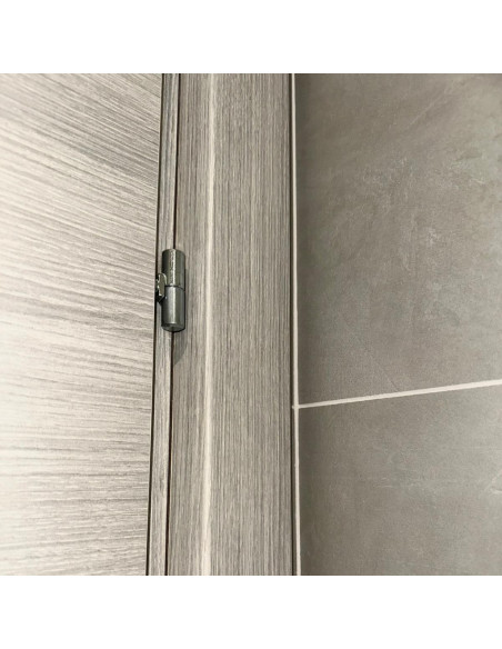 Porta Da Interno Rovere Grigio Reversibile Battente e Scorrevole | Techwood Porte Per Interno