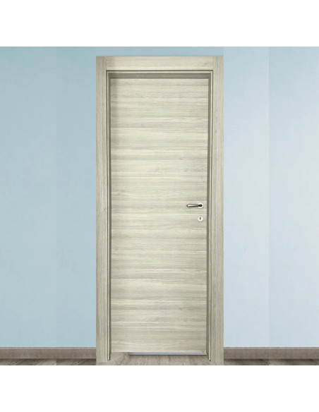 Porta Da Interno Rovere Grigio Reversibile Battente e Scorrevole | Techwood Porte Per Interno