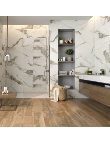Pavimento Gres Porcellanato Effetto Legno 20x120 cm Rettificato | Pamesa Walnut Tan Pavimenti in Gres Porcellanato