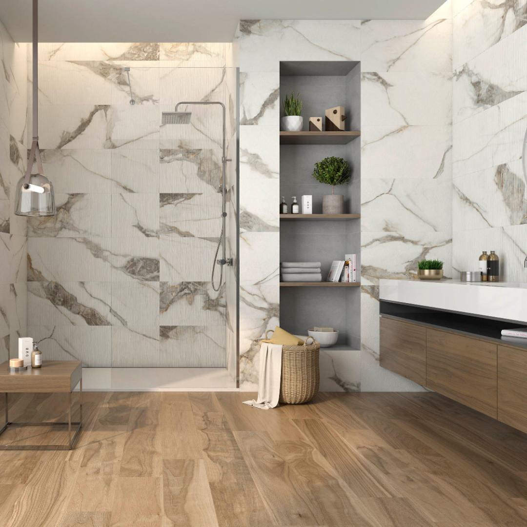 Pavimento Gres Porcellanato Effetto Legno 20x120 cm Rettificato | Pamesa Walnut Tan