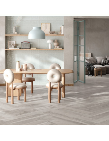 Pavimento Gres Porcellanato Effetto Legno 20x120 cm Rettificato | Pamesa Walnut Argent Pavimenti in Gres Porcellanato