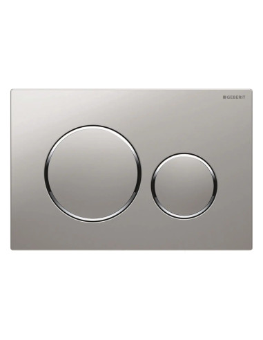 Placca di Comando Cromo Opaco/Cromo Doppio Scarico| Geberit Sigma20 Placche di Comando