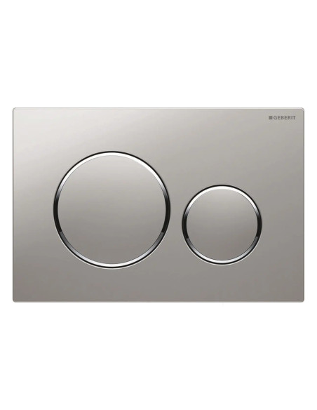 Placca di Comando Cromo Opaco/Cromo Doppio Scarico| Geberit Sigma20 Placche di Comando