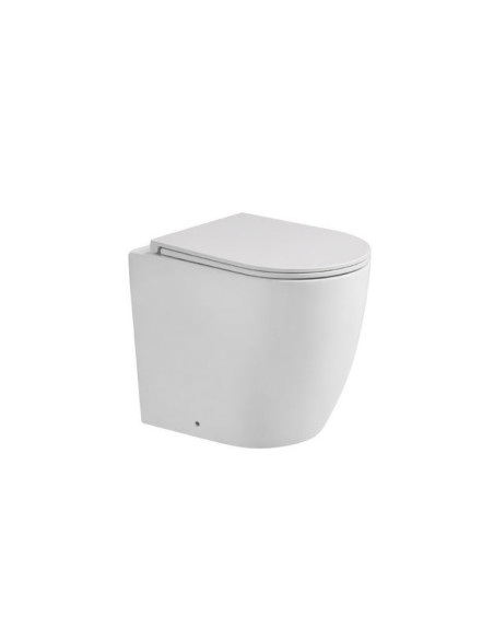 WC e Bidet Filomuro in Coppia – Set Completo con Copriwater Soft-Close Design Moderno | Dalia 52.35 Coppia Sanitari